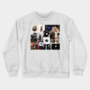 8ball aesthetic collage Crewneck Sweatshirt